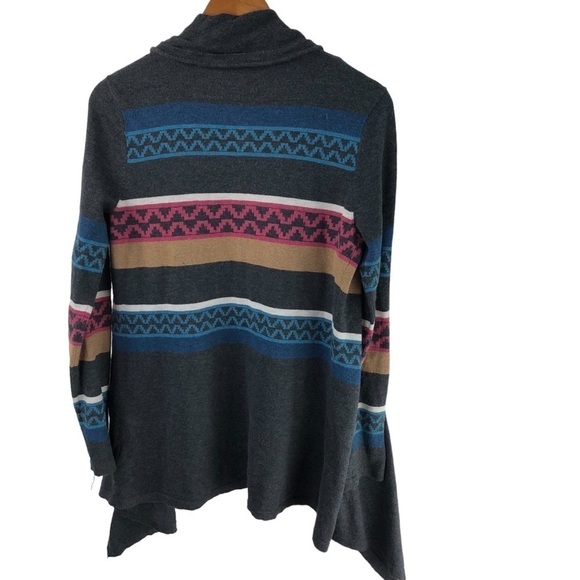 Chip & Pepper Aztec Western Cardigan Sweater Sz S/M Casual Long Cotton Blend - Picture 6 of 9